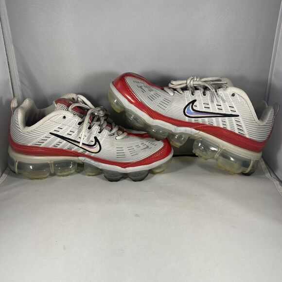 Nike VaporMax 360 Size 7 History of Air Running Shoes Vast Grey Red CK2719-001 - Picture 7 of 9